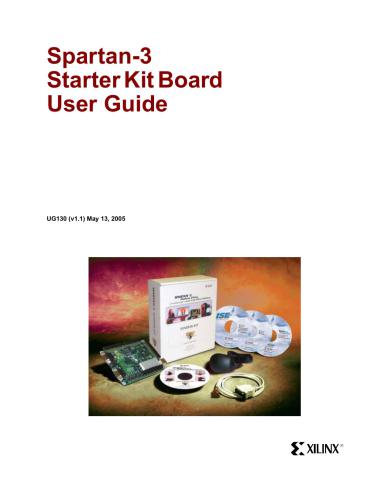 Spartan-3 Starter Kit Board User Guide