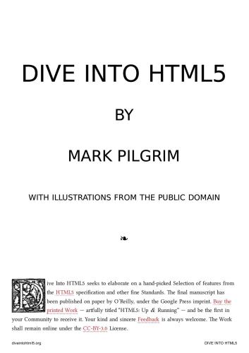 HTML5: Up and Running