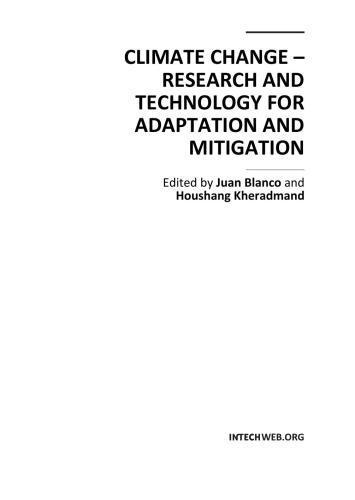 Climate change - research and technology for adaptation and mitigation