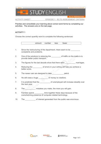 Australia Network. Study English IELTS Preparation. (Episode 01. IELTS Assessment Criteria)