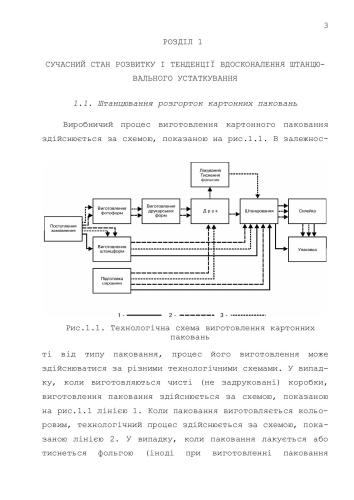 Сучасний стан розвитку і тенденції вдосконалення штанцювального устакування