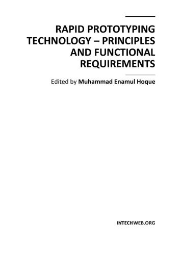 Rapid Prototyping Technology - Principles and Functional Requirements