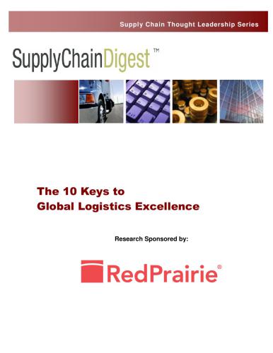 The 10 Keys to Global Logistics Excellence