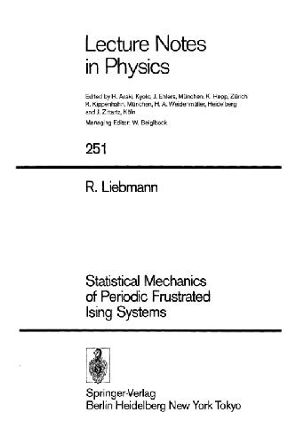 Statistical Mechanics of Periodic Frustrated Ising Systems