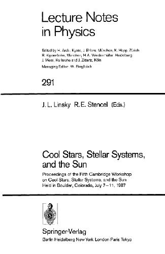 Cool Stars, Stellar Systems, and the Sun