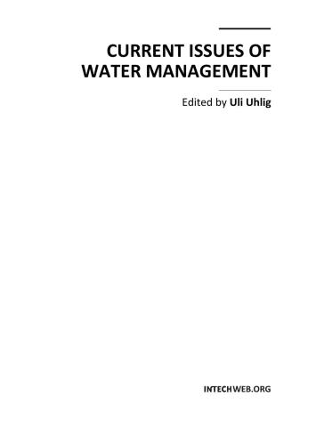 Current Issues of Water Management