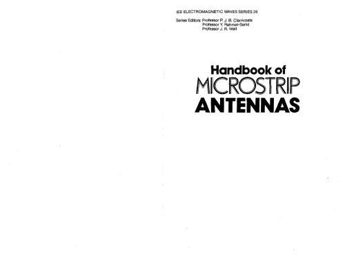 Handbook of Microstrip Antennas