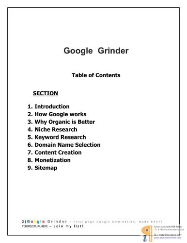 Google Grinder