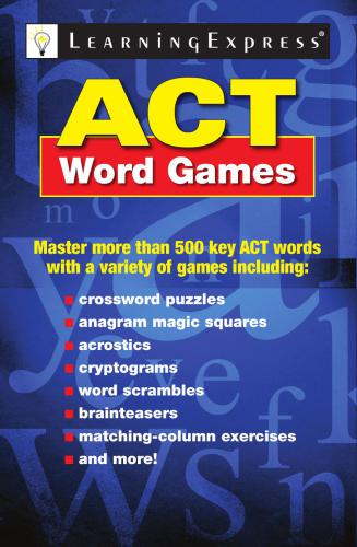 LearningExpress LLC Editors ACT Word Games