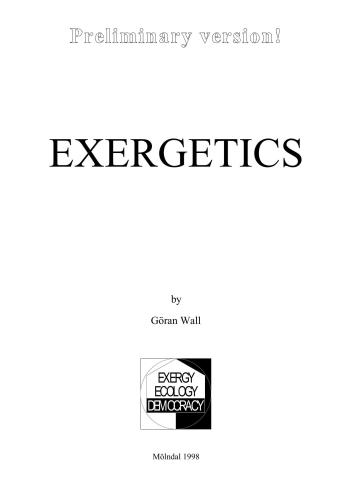 Exergetics