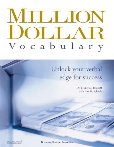 Million Dollar Vocabulary. Playbook