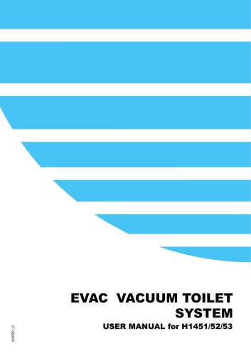 User manual. for H1451/52/53. Vacuum toilet system