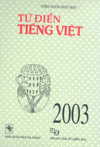 Từ điển Tiếng Việt 2003