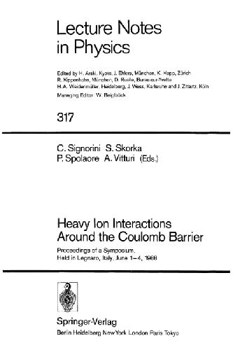 Heavy Ion Interactions Around the Coulomb Barrier