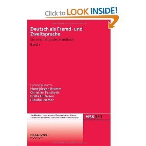 Deutsch als Fremd - und Zweitsprache. Ein internationales Handbuch. Halbband 1