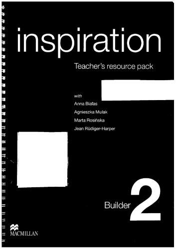 Inspiration Builder 2 - Teacher's Resource Pack