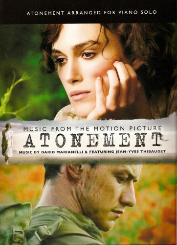 Music from the motion picture Atonement. Arranged for piano solo