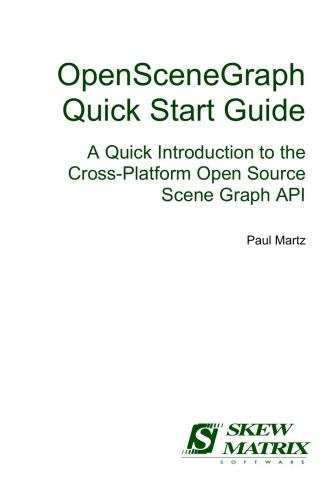 OpenSceneGraph Quick Start Guide