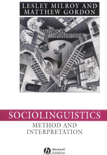 Sociolinguistics Methods & Interpretation