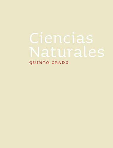 Ciencias Naturales. Quinto grado