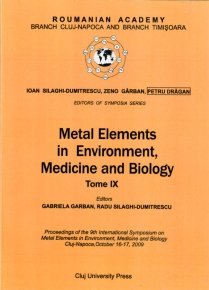 Metal elements in environment, medicine and biology. Tome 9. Proceedings of 9th International Symposium, October 16-17, 2009. 