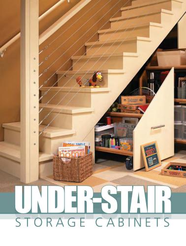 Workbench Under - Stair Storage Cabinets