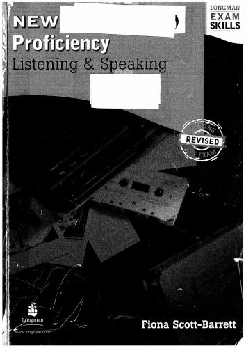 New Proficiency Listening and Speaking - Longman Exam Skills Student's Book