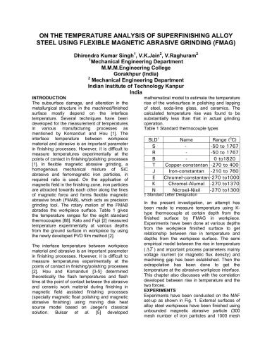 On the temperature analysis of superfinishing alloy steel using flexible magnetic abrasive grinding (FMAG)