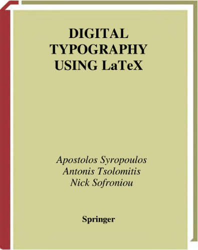 Digital typography using LaTeX