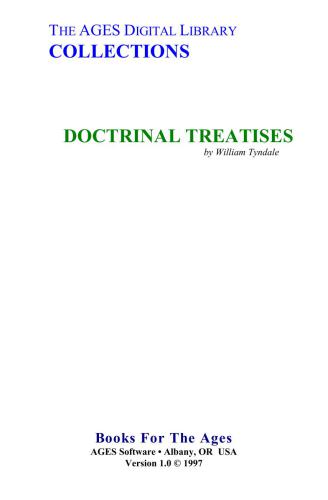 Doctrinal Treatises