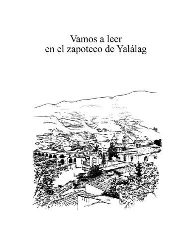 Vamos a leer en el zapoteco de Yalálag