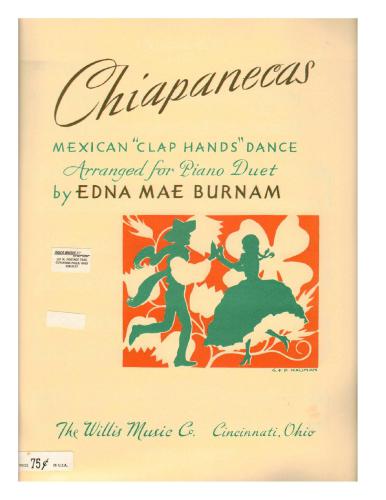 Chiapanecas. Mexican Clap Hands Dance. Duet