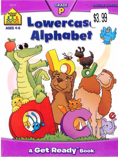 Lowercase Alphabet Ages 4-6