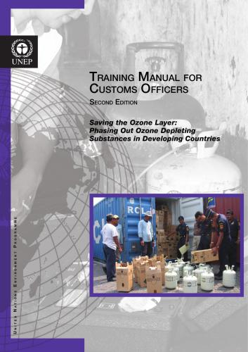 Training manual for Customs Officers