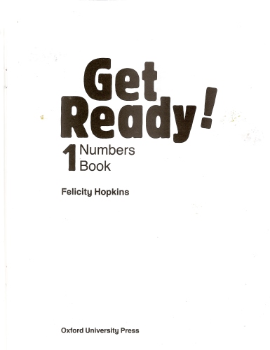 Get Ready! 1 Numbers book