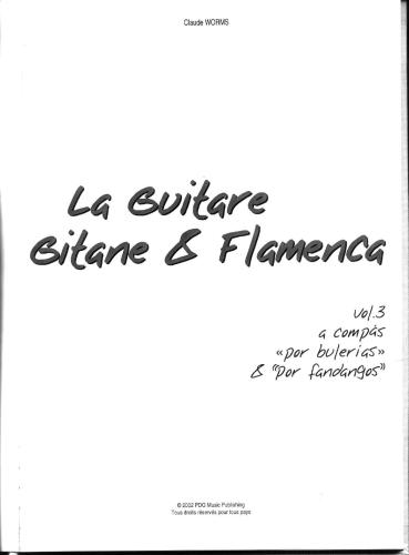 La guitare gitane et flamenco vol.3 Bulerias&Fandangos