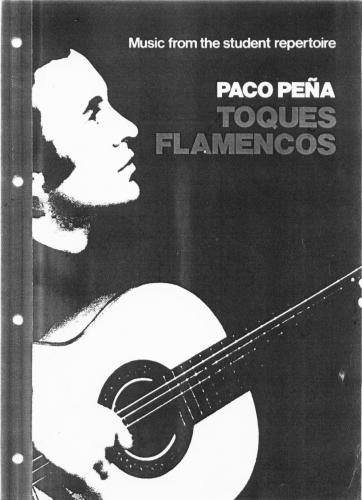 Paco Pena Toques Flamencos. Music from student repertoire