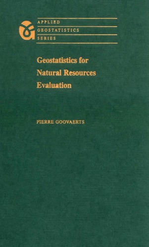 Geostatistics for Natural Recources Evaluation