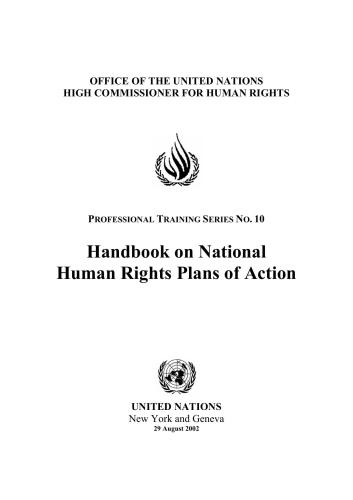 Handbook on National Human Rights Plans of Action