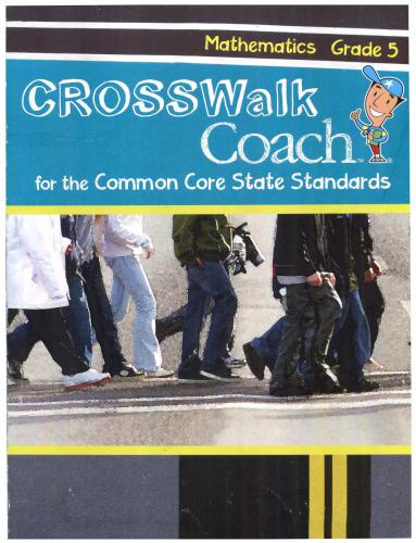 Crosswalk Coach for the Common Core State Standards. Mathematics. Grade 5