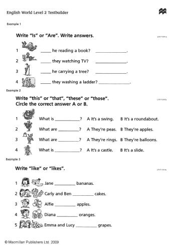 English World 2. Tests. Units 01-03