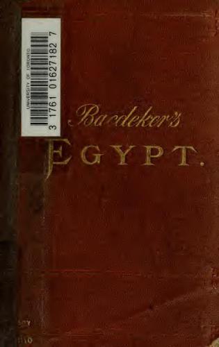 Egypt (Handbook For Travellers)