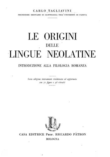 Le origini delle lingue neolatine