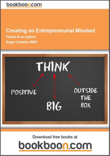 Creating an Entrepreneurial Mindset: Failure IS an Option!