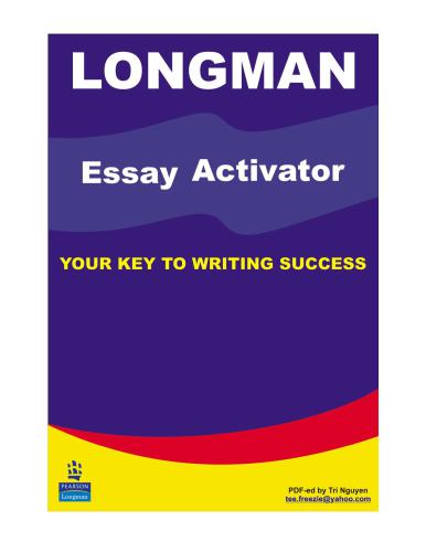 Longman Essay Activator - Your Key to Writing Success