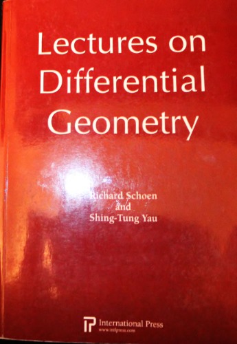 Lectures on Differential Geometry