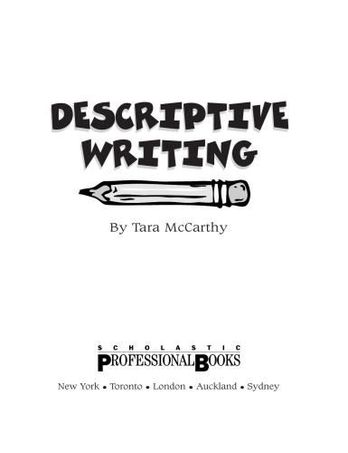 Descriptive Writing (Grades 4-8)