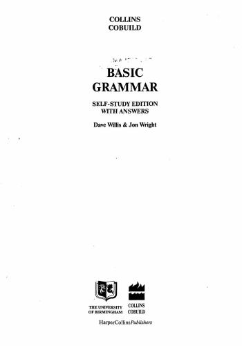 Basic Grammar: Self-Study Edition with Answers