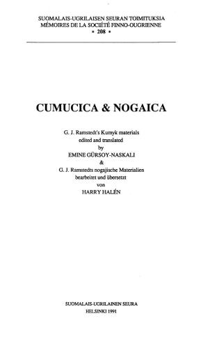 Cumucica & Nogaica