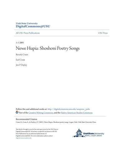 Newe Hupia: Shoshoni Poetry Songs